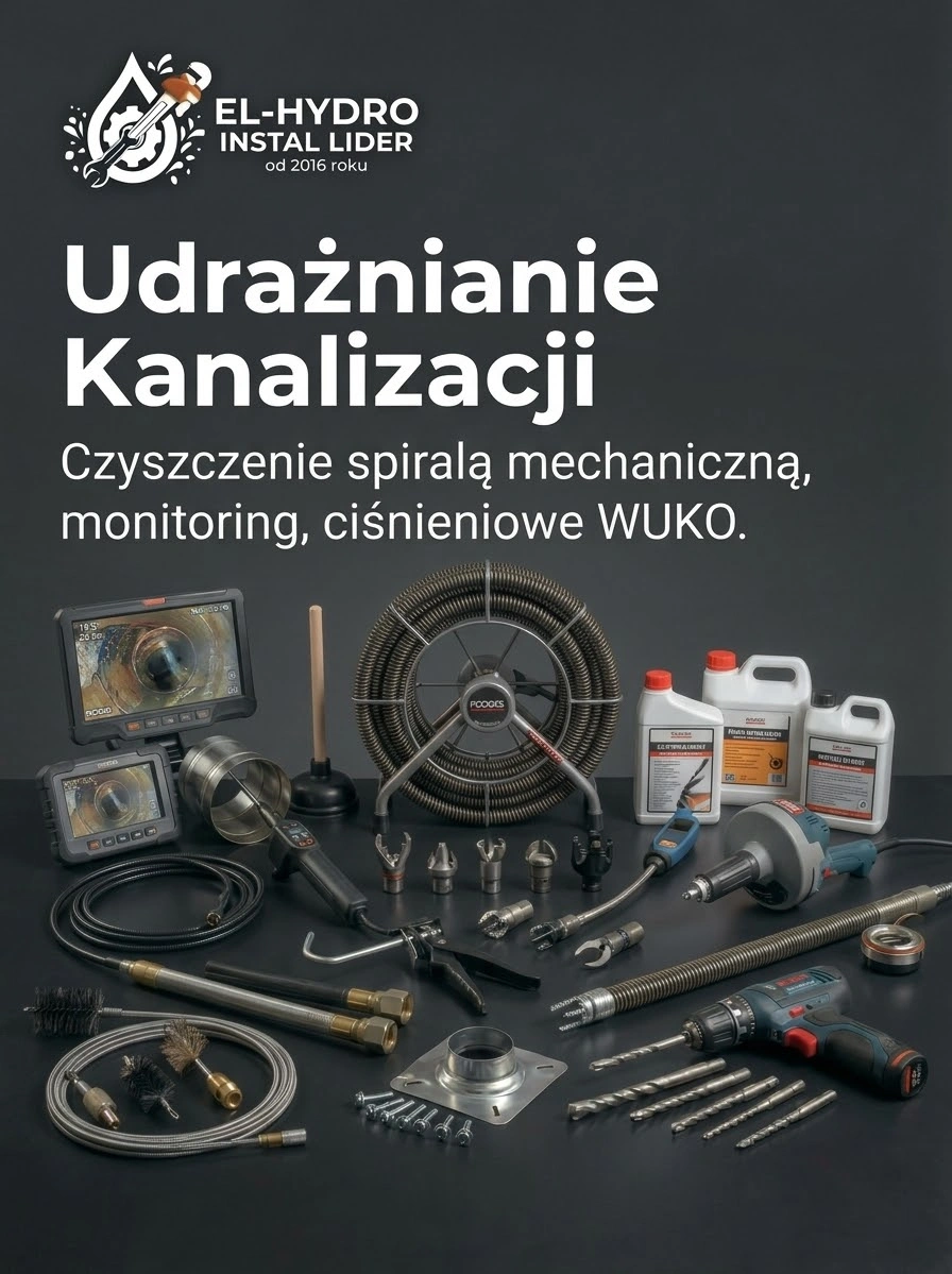 Mechaniczne udrażnianie kanalizacji